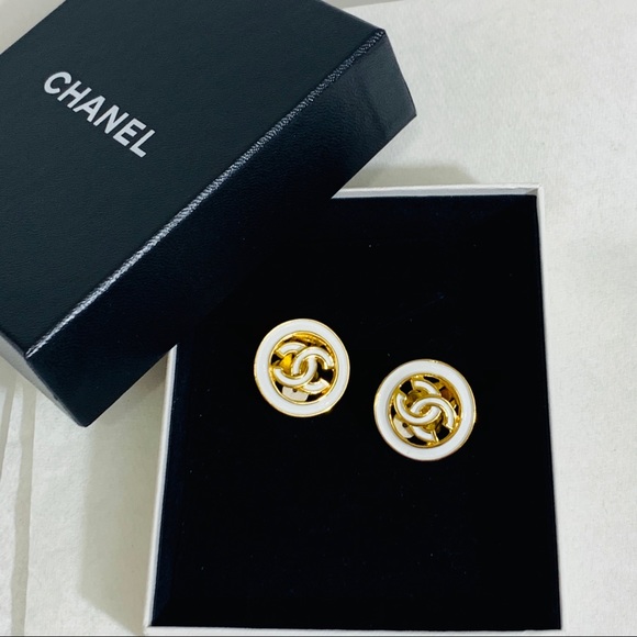 CHANEL Jewelry - Authentic CHANEL INTERLOCKING C’s CLIP ON EARRINGS